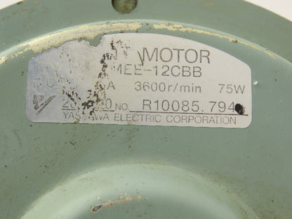 Yaskawa Electric PMEE-12CBB Welder Wire Motor Feeder 24V Size 1.0 Rollers *READ*