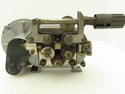 Yaskawa Electric PMEE-12CBB Welder Wire Motor Feeder 24V Size 1.0 Rollers *READ*