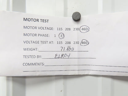 Ebara 50VTP2/9 62.2C Multi-Stage Immersion Coolant Pump 300L/min 2.2kw 460V 3PH
