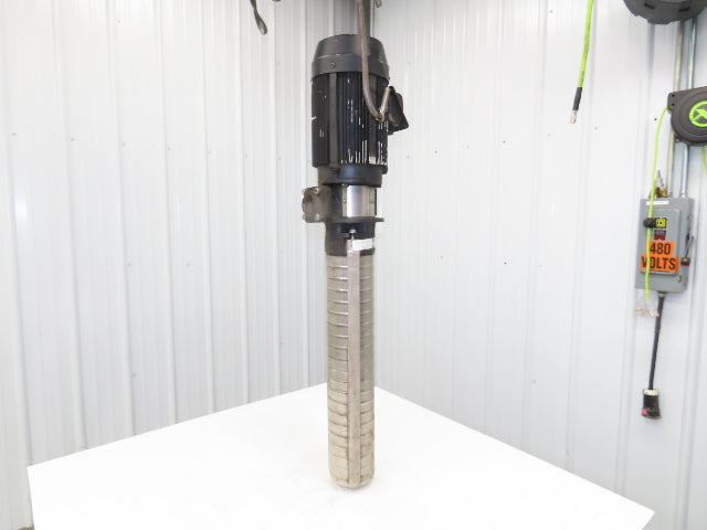 Ebara 40VTP4/20 63.7C Multi-Stage Immersion Coolant Pump 200L/min 3.7kw 460V 3PH