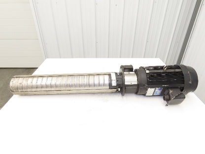 Ebara 40VTP4/20 63.7C Multi-Stage Immersion Coolant Pump 200L/min 3.7kw 460V 3PH