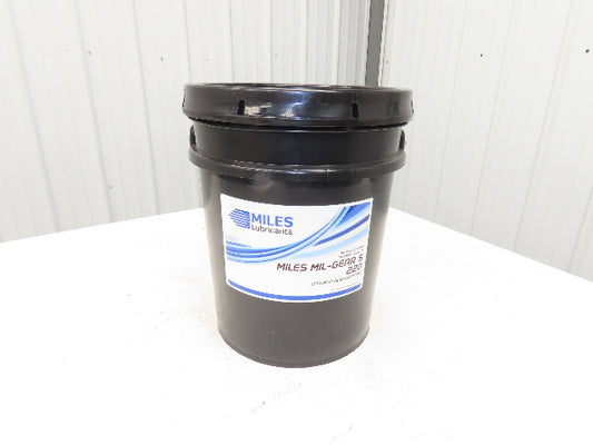 Miles Lubricants Mil Gear S 220 Synthetic Industrial Gear Bearing Oil 5 Gal Pail