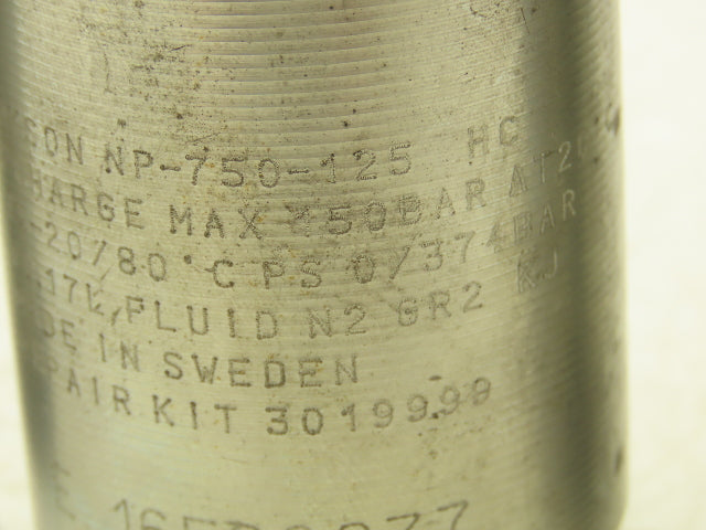 Hyson NP-750-125 HC & GS Nitrogen Gas Spring 4.92" Stroke 150 Bar Lot of 3