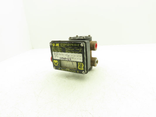 UFM WP2GLM-4U-A1WL-1.5D Flow Meter Monitor 1/2" NPT Port 2 GPM 3 Wire Switch