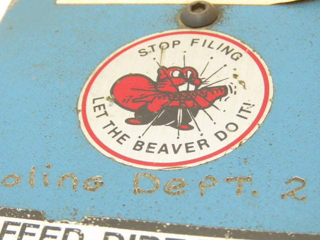 Simco Industries BB-920 Bur-Beaver Deburring & Beveling Machine 115VAC