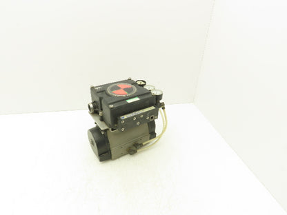 VRC 3/4" Pneumatic Double Acting Valve 1/4 Turn Actuator with Positioner