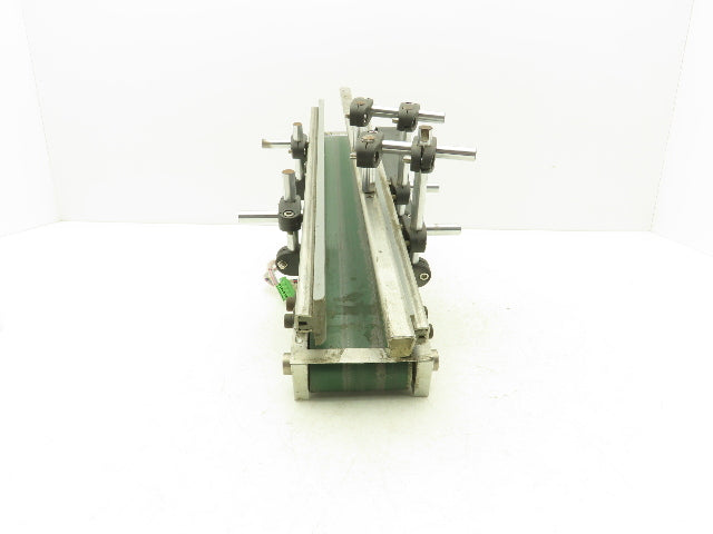 75mm 3"W Small Belt Conveyor 505mm 20"L Aluminum Frame Belt Drive Stepper Motor