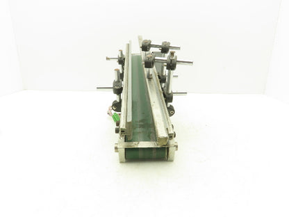 75mm 3"W Small Belt Conveyor 505mm 20"L Aluminum Frame Belt Drive Stepper Motor