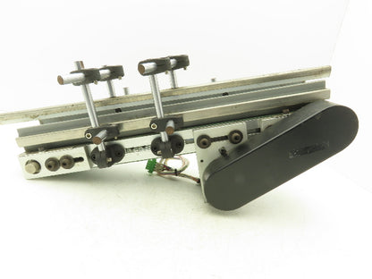 75mm 3"W Small Belt Conveyor 505mm 20"L Aluminum Frame Belt Drive Stepper Motor