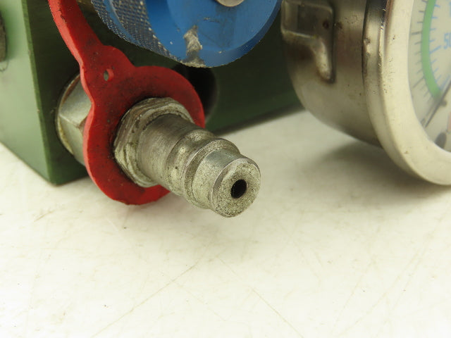 Kaller CP-100 Gas Pressure Regulator Panel With 5000 PSI Gauge & Manifold