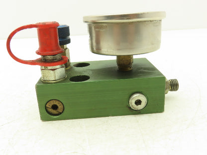 Kaller CP-100 Gas Pressure Regulator Panel With 5000 PSI Gauge & Manifold