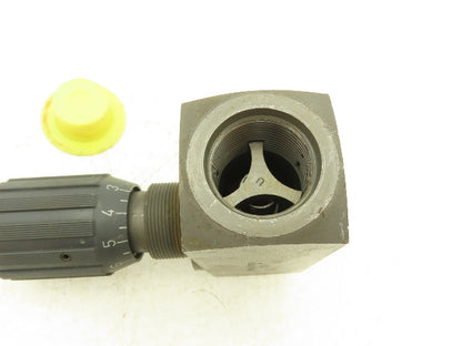 Flutec DRV-20-01.1/12 Hydraulic Flow Control Needle Valve 1-1/4 NPT 5000 PSI