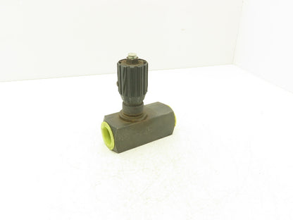 Flutec DRV-20-01.1/12 Hydraulic Flow Control Needle Valve 1-1/4 NPT 5000 PSI