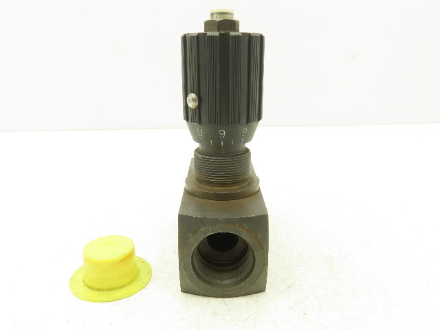 Flutec DRV-20-01.1/12 Hydraulic Flow Control Needle Valve 1-1/4 NPT 5000 PSI