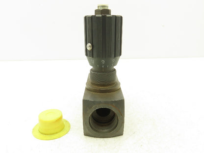 Flutec DRV-20-01.1/12 Hydraulic Flow Control Needle Valve 1-1/4 NPT 5000 PSI