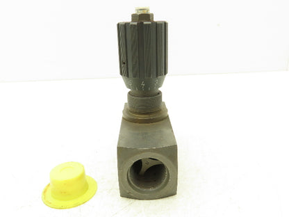 Flutec DRV-20-01.1/12 Hydraulic Flow Control Needle Valve 1-1/4 NPT 5000 PSI