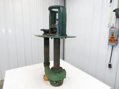 Crane Deming 4511 Vertical Centrifugal Immersion Sump Pump 2.5x2"NPT -NO MOTOR-