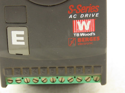 TB Woods 698672161985 AC Drive 1Hp 230V 1Ph In VFD S Series Single Phase Input