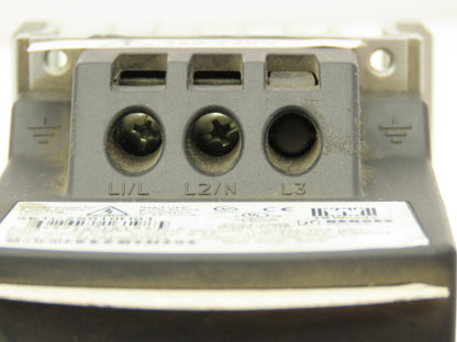 TB Woods 698672161985 AC Drive 1Hp 230V 1Ph In VFD S Series Single Phase Input