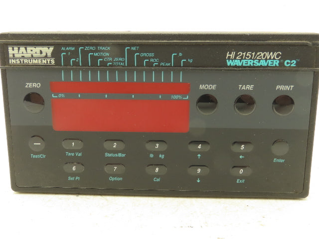 Hardy HI 2151/20WC Waversaver C2 Weight Indicator Controller Digital Display