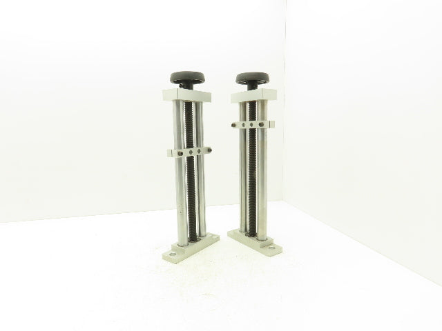 Ball Screw Manual Linear Actuator Hand Crank 13" Travel Handwheel Lot of 2
