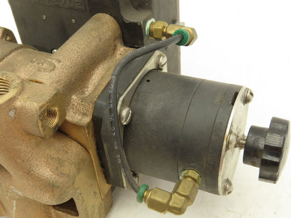 UFM Rocon WCV-S-4-H-7-E3A5F1-D1-LR-E5C2 Bronze Water Flow Control Valve 1/2"npt