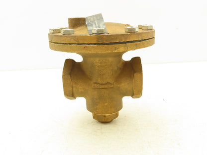 Cash Valve D53 Valve Brass 1" NPT Pilot Operated Max Working Press 250PSI N/O