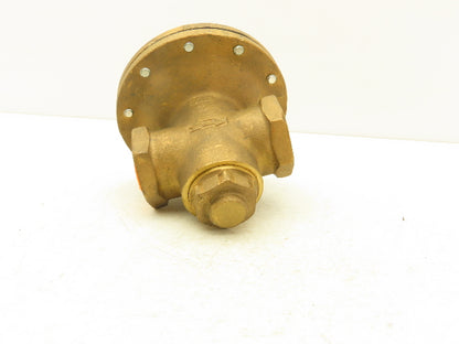 Cash Valve D53 Valve Brass 1" NPT Pilot Operated Max Working Press 250PSI N/O