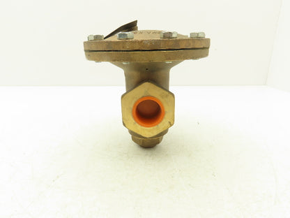 Cash Valve D53 Valve Brass 1" NPT Pilot Operated Max Working Press 250PSI N/O