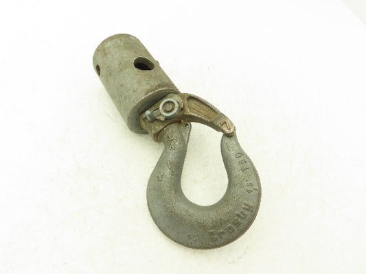 Crosby BL-O  4-Ton Hoist Swivel Hook Link Chain Nest 3/8-7/16" Self Close Gate