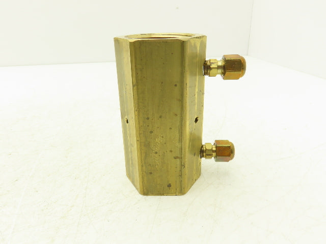 Taco CS125-T4 Circuit Setter Ball Valve 250 PSI 1-1/4" NPT W/Memory Stop