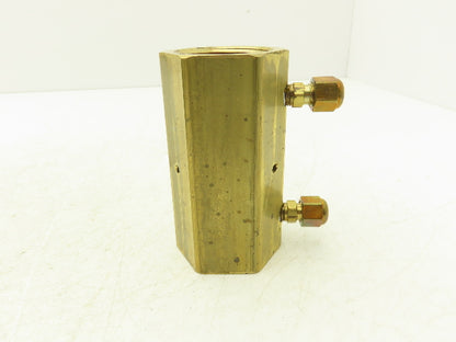 Taco CS125-T4 Circuit Setter Ball Valve 250 PSI 1-1/4" NPT W/Memory Stop