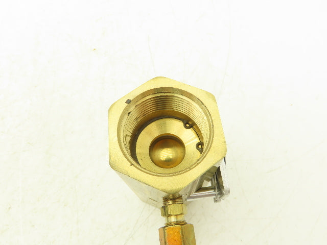 Taco CS125-T4 Circuit Setter Ball Valve 250 PSI 1-1/4" NPT W/Memory Stop