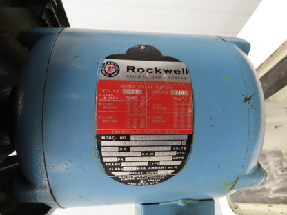 Walker Turner Drill Press 20" Variable Speed 6" Stroke 1 HP 230/460V No Feeder