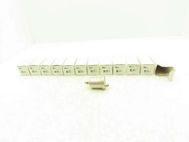 Taco 400 Hy-Vent 1/8" NPT 150PSI Automatic Hot Water Air Vent Lot of 12