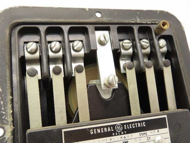 General Electric 12HFA51A48F Overcurrent Time Delay Relay 6 VDC Type HFA