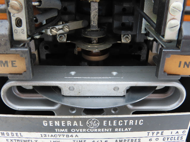 General Electric 12IAC77B4A Overcurrent Time Delay Relay 4-16 Amp Type IA C