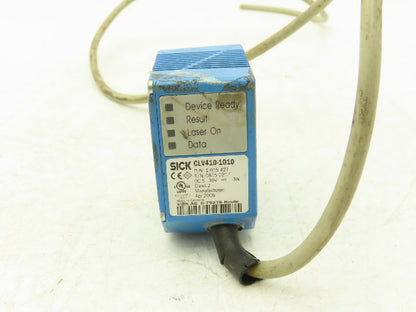 Sick 1015427 Fixed Mount Barcode Scanner 3 Watt 5-30VDC CLV410-1010 Class 2