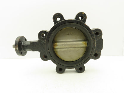 Apollo 143 6CSE1 6" Butterfly Valve Lug Style CF8M Stainless Disc No Handle