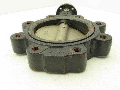 Apollo 143 6CSE1 6" Butterfly Valve Lug Style CF8M Stainless Disc No Handle