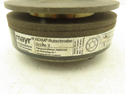 Mayr Roba-RN .3/100.210 Slip Hub Safety Clutch 30mm Keyed Bore