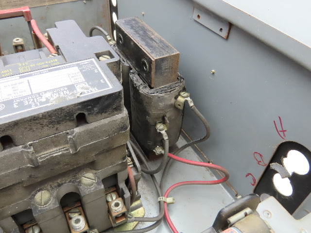 Square D 8536 Motor Starter Contactor Size 3 50Hp 3PH 600V 120V Coil Enclosure