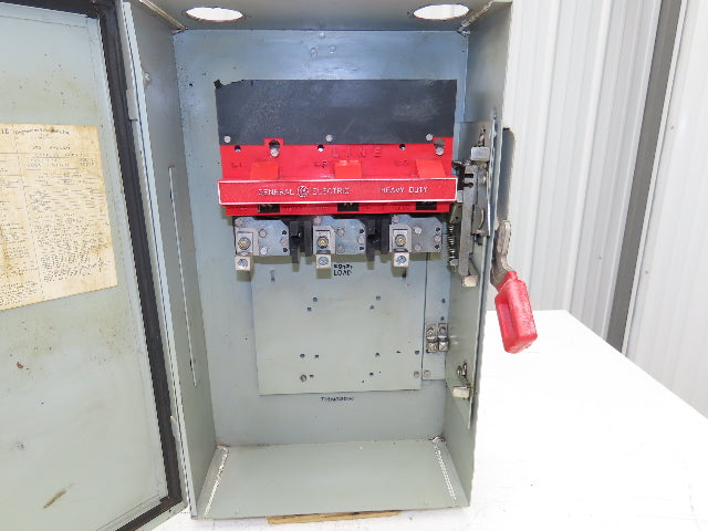 General Electric THN3363JCL Heavy Duty Safety Disconnect Switch 100A 600VAC 3P