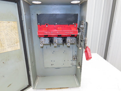General Electric THN3363JCL Heavy Duty Safety Disconnect Switch 100A 600VAC 3P