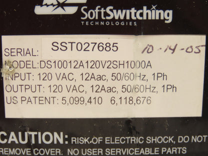 Soft Switching DS10012A120V2SH1000A DySC Power Supply Voltage Sag Protector 120V