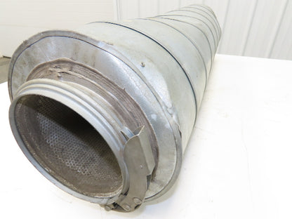 Proco PBM1-46 Industrial Inline Blower Muffler Silencer 6" Pipe 38"L Sound