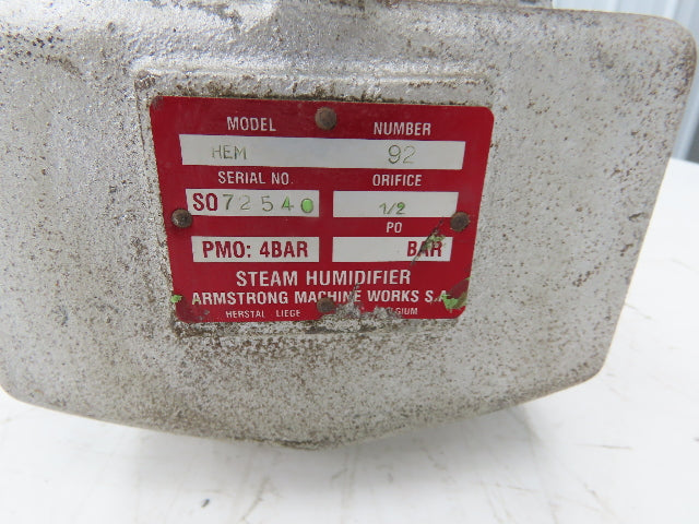 Armstrong HEM 92 Steam Humidifier 3-Way Valve Pneumatic Diaphragm Actuator