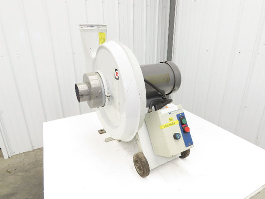 Kongskilde TRL-40 High Pressure Grain Blower 5Hp Backward Incline 7x6" Conveying