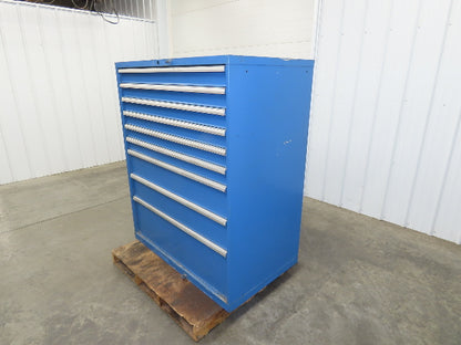 Lista Modular Steel 9 Drawer Industrial Tooling Cabinet 47x29x60" Lyon Wide Box