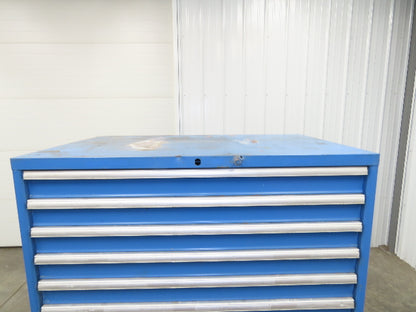 Lista Modular Steel 9 Drawer Industrial Tooling Cabinet 47x29x60" Lyon Wide Box
